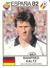 Manfred Kaltz WC 1982 Germany samolepka Panini World Cup Story #145